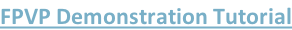 FPVP Demonstration Tutorial